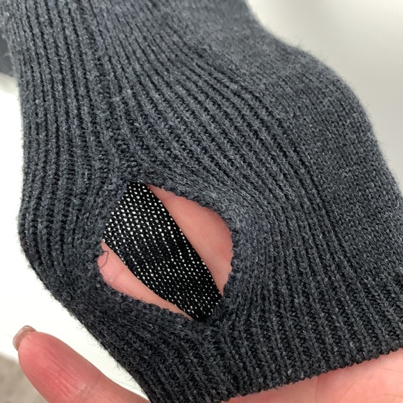 Zyia Sweater Cardigan Hooded Charcoal Size Small - Picture 9 of 14